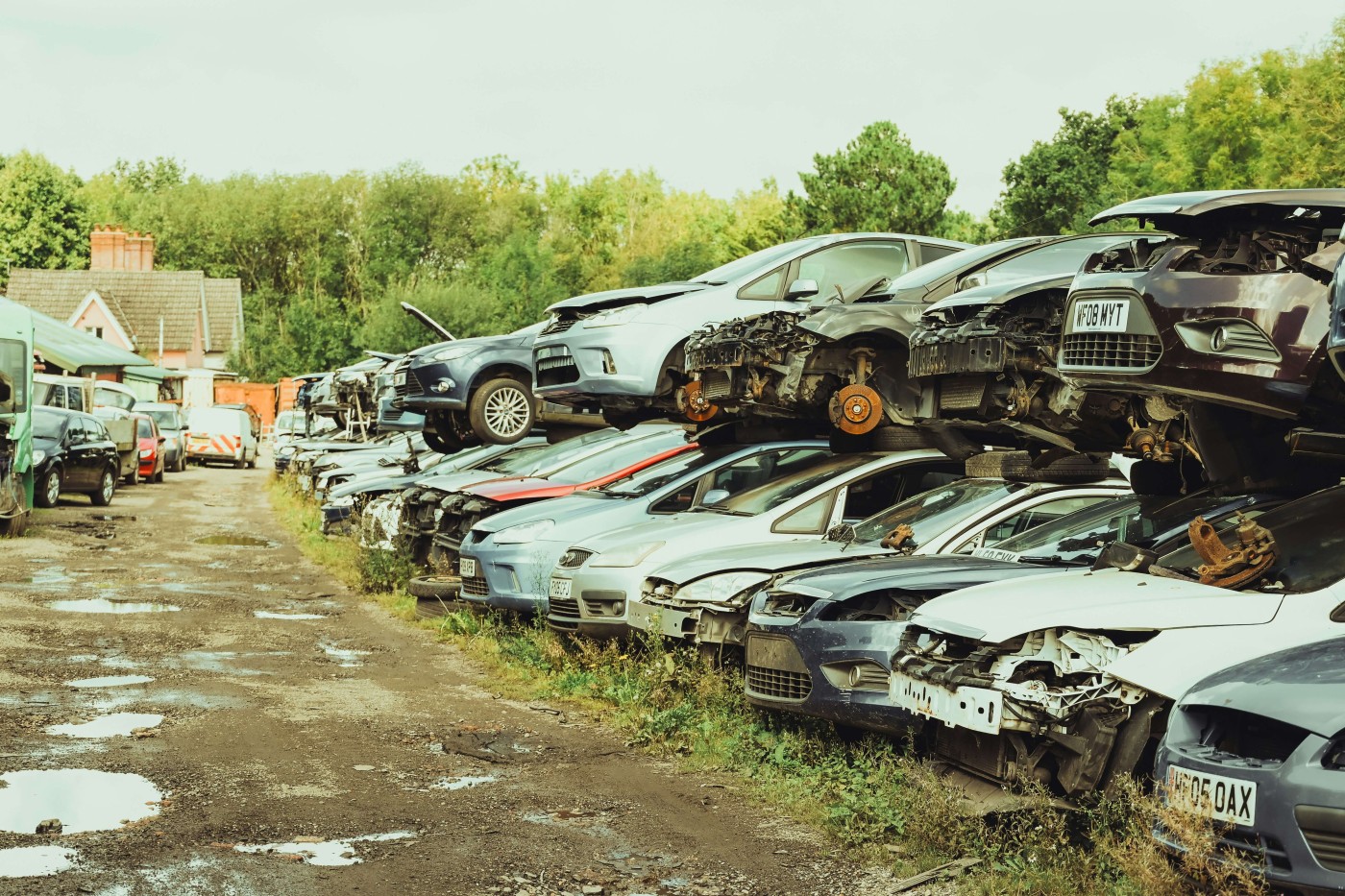 A certified ATF scrap car yard